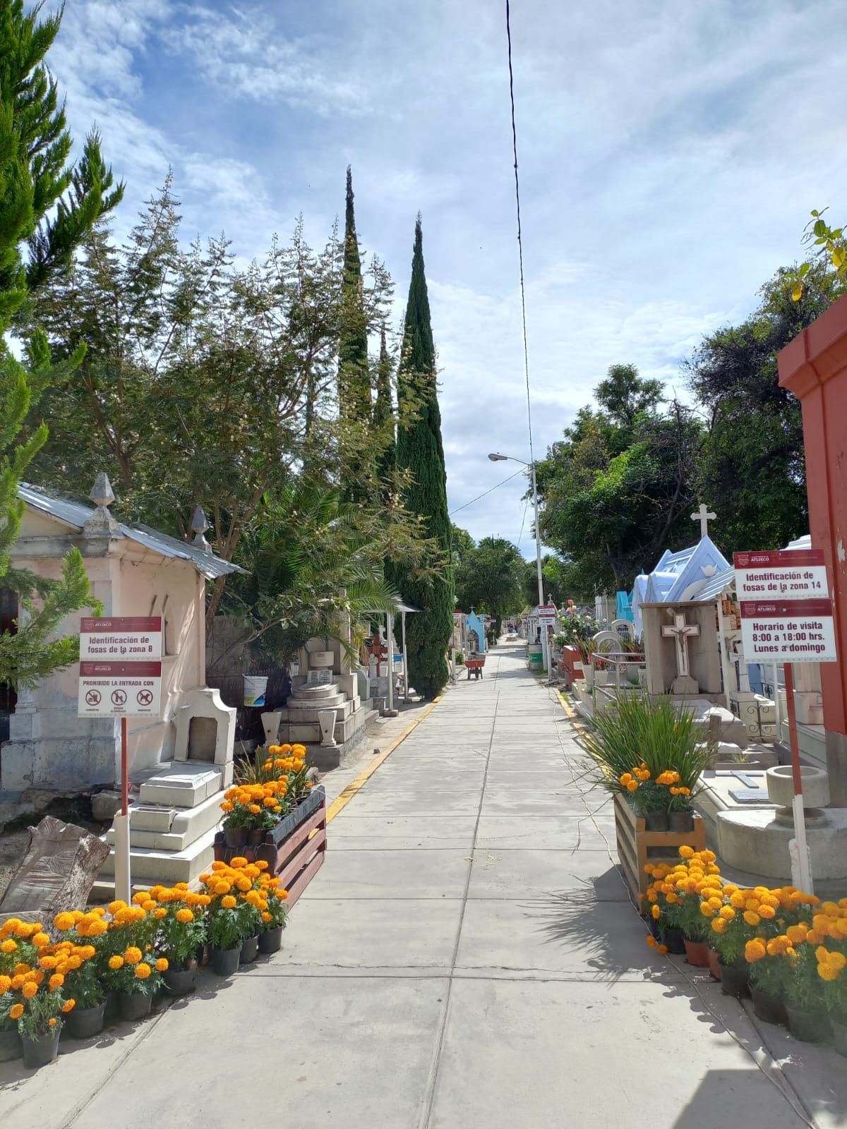 PANTEONES DE ATLIXCO LISTOS PARA RECIBIR VISITAS ESTA TEMPORADA DE